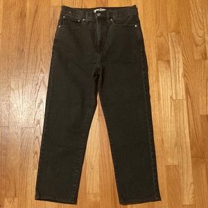 Madewell Classic Straight Jean, Size 27, inseam 24, Lunar wash